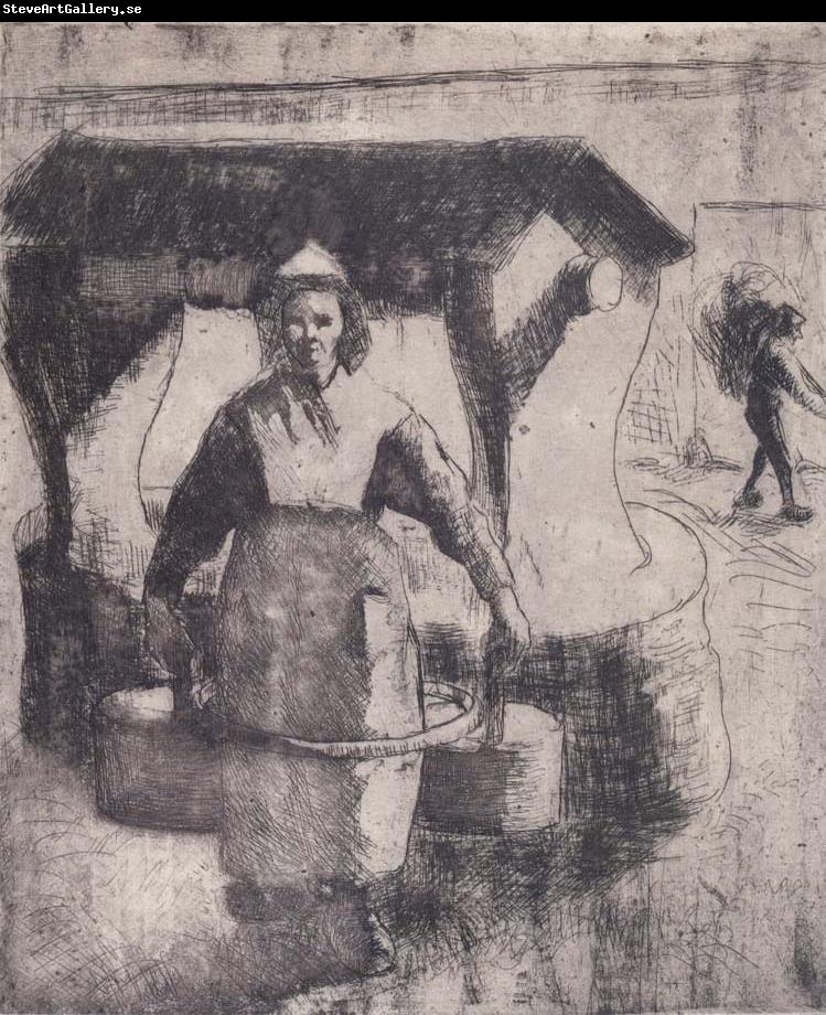 Camille Pissarro Peasant